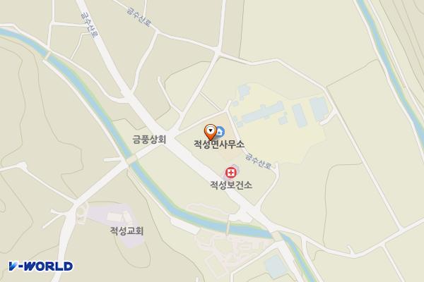 적성면사무소 위치 지도 — 충청북도 단양군 적성면 금수산로 957