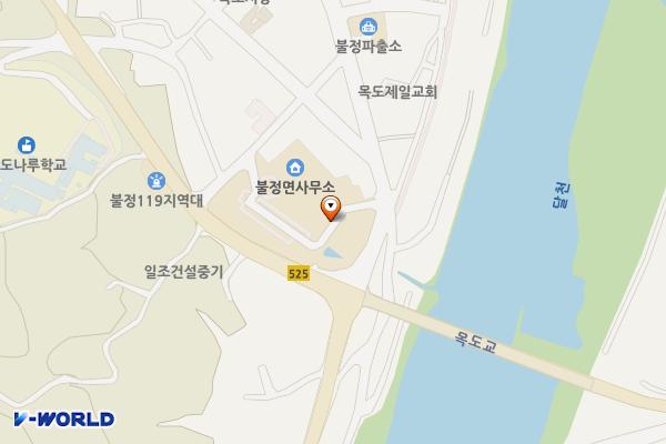 불정면사무소 위치 지도 — 충청북도 괴산군 불정면 목도로2길11
