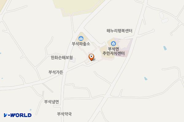 부석면주민자치센터 위치 지도 — 충청남도 서산시 부석면 취평리 364-2