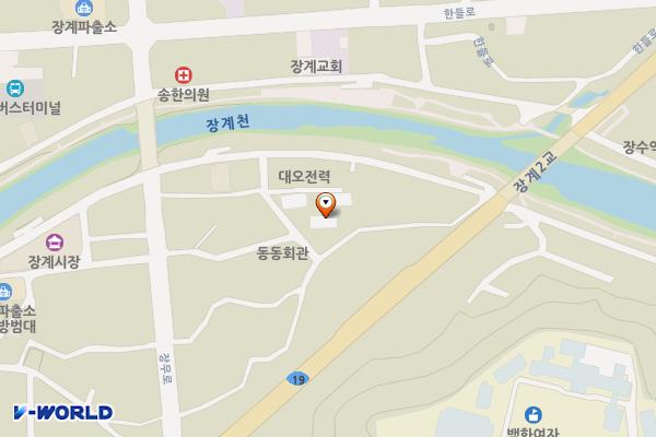 동동마을 주차장 위치 지도 — 전북특별자치도 장수군 장계면 장계리 366-1
