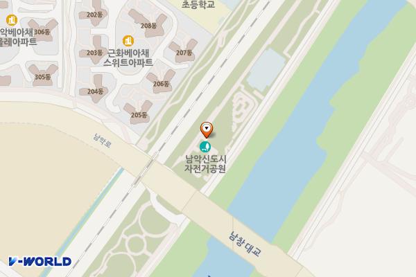 남악 다목적체육관 위치 지도 — 전남광주통합특별시 무안군 삼향읍 남악로 327