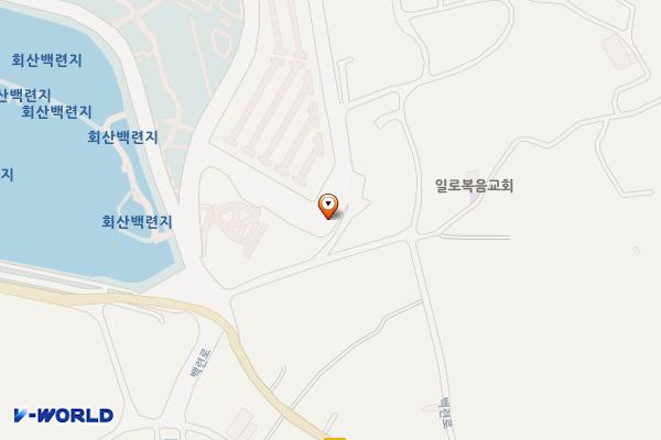 회산백련지사업소 위치 지도 — 전남광주통합특별시 무안군 일로읍 복룡리 128-1