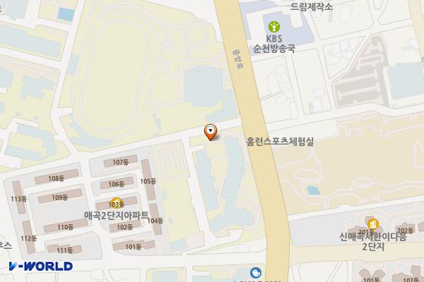 순천대학교 평생교육원 주차장 위치 지도 — 전남광주통합특별시 순천시 중앙로 235