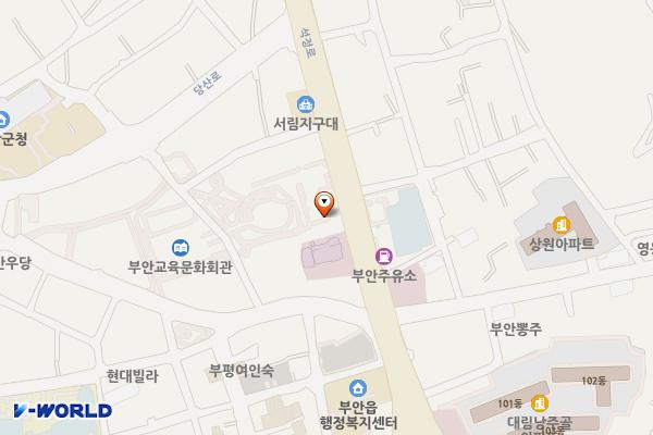 부안국민체육센터 위치 지도 — 전북특별자치도 부안군 부안읍 석정로 162