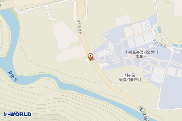 서귀포농업기술센터 위치 지도 — 제주특별자치도 서귀포시 남원읍 중산간동로 7413