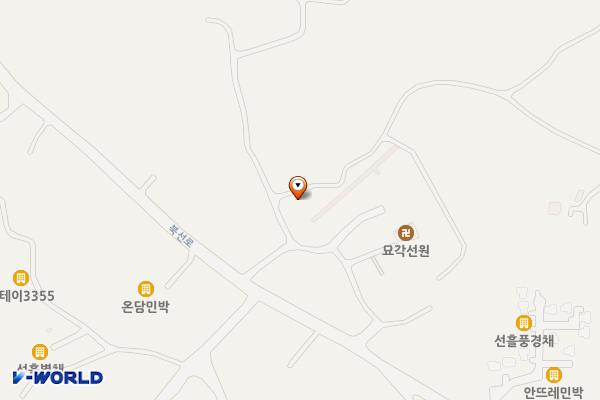 선흘리 낙선동4.3 유적지 위치 지도 — 제주특별자치도 제주시 조천읍 선흘서5길7