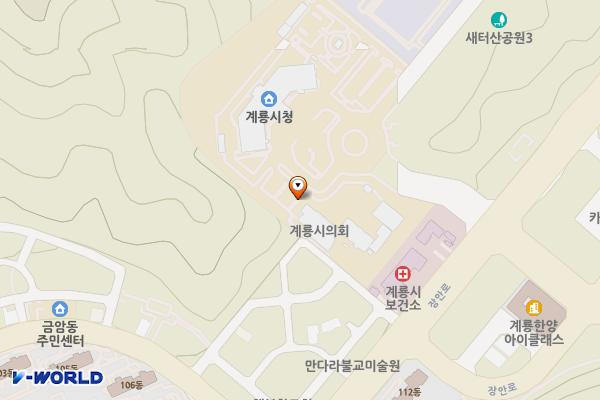 계룡시청 위치 지도 — 충청남도 계룡시 장안로 46