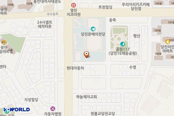 당진문예의전당 위치 지도 — 충청남도 당진시 무수동2길 25-21