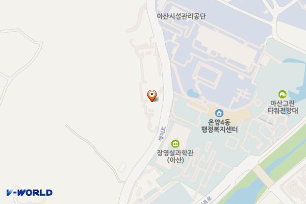 환경과학공원 위치 지도 — 충청남도 아산시 배미동 3-6 