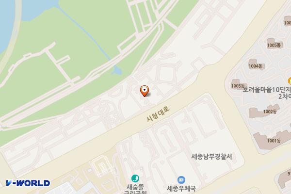 보람동 수변공원 위치 지도 — 세종특별자치시 보람동 624-1