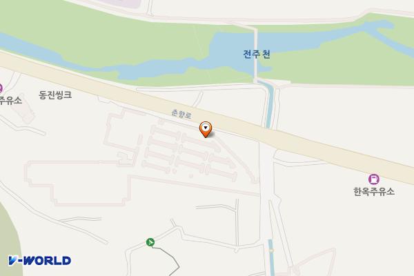 동남부권 공영주차장 위치 지도 — 전북특별자치도 전주시 완산구 대성동 343-1 