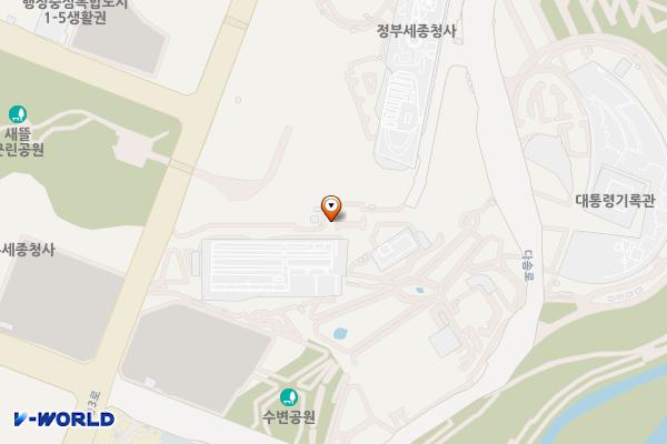 정부세종컨벤션센터 위치 지도 — 세종특별자치시 다솜 3로 66