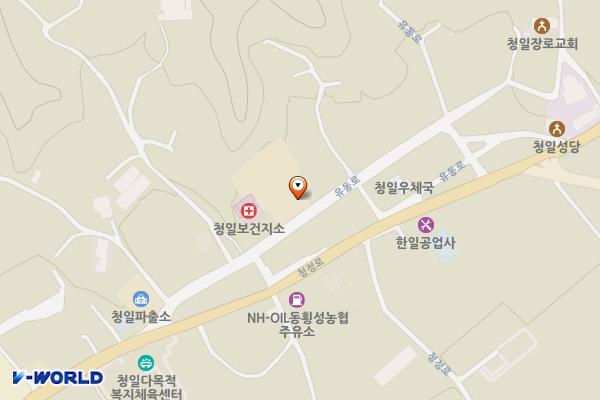 청일면 행정복지센터 위치 지도 — 강원특별자치도 횡성군 청일면 유동로 17