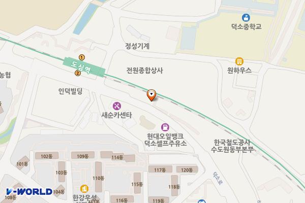 와부읍 제3공영주차장 위치 지도 — 경기도 남양주시 와부읍 도곡리 1037-9
