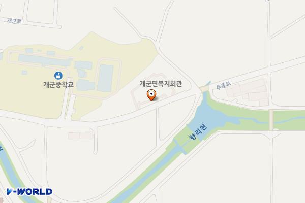 개군면복지회관 위치 지도 — 경기도 양평군 개군면 추읍로 37