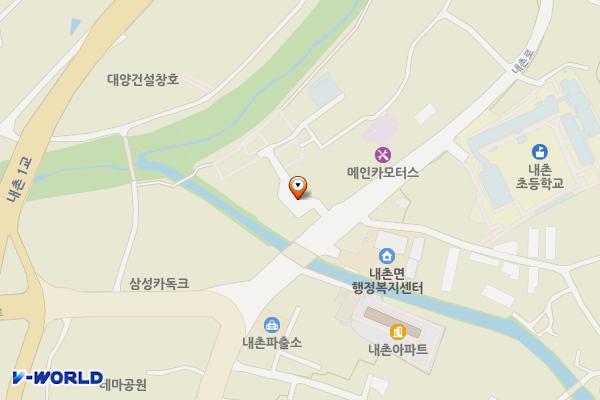 내촌교육문화센터 위치 지도 — 경기도 포천시 내촌면 내리 503