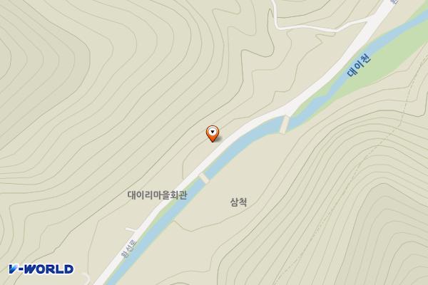 대이동굴관광센터앞 주차장 위치 지도 — 강원특별자치도 삼척시 신기면 환선로 772