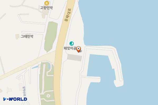 설악항 공영주차장 위치 지도 — 강원특별자치도 속초시 동해대로 3664