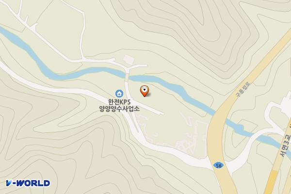 양양에너지월드 위치 지도 — 강원특별자치도 양양군 서면 산얏골길 30