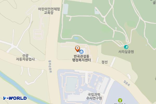 반곡관설동 행정복지센터 위치 지도 — 강원특별자치도 원주시 입춘로 5