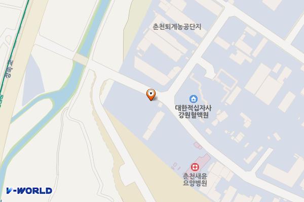 퇴계농공단지 관리사무소 위치 지도 — 강원특별자치도 춘천시 퇴계동 864