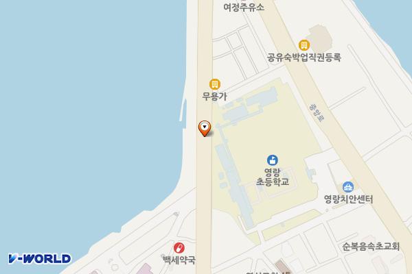 영랑호수공원(속초의료원) 노상주차장 위치 지도 — 강원특별자치도 속초시 영랑동 163-72