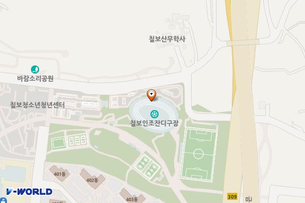 서수원칠보체육관 위치 지도 — 경기도 수원시 권선구 서수원로577번길 171