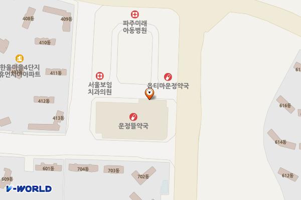 이마트 파주운정점 위치 지도 — 경기도 파주시 한울로 123