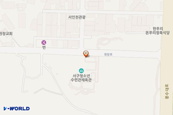 인천서구청소년수련관 위치 지도 — 인천광역시 서해구 원창로 92