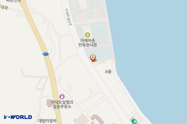 조선해양문화관 위치 지도 — 경상남도 거제시 일운면 지세포해안로 41