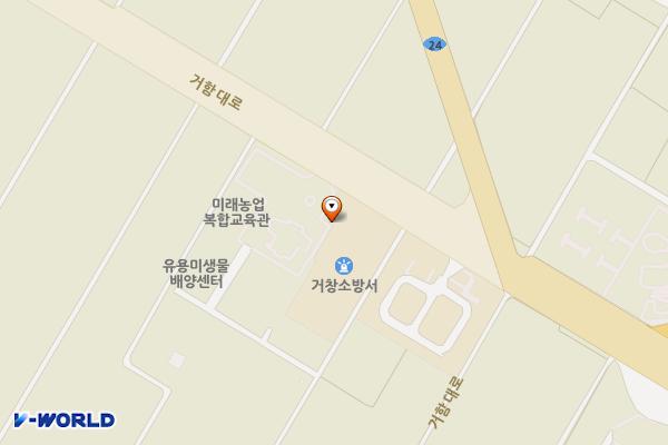 거창군 농업기술센터 위치 지도 — 경상남도 거창군 거창읍 거함대로 3322