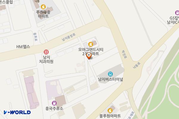 남지시외버스터미널 인근 공용주차장 위치 지도 — 경상남도 창녕군 남지읍 남지리 167-4 일원