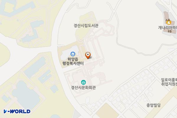하양읍사무소 위치 지도 — 경상북도 경산시 경산시 하양읍 문화로 36