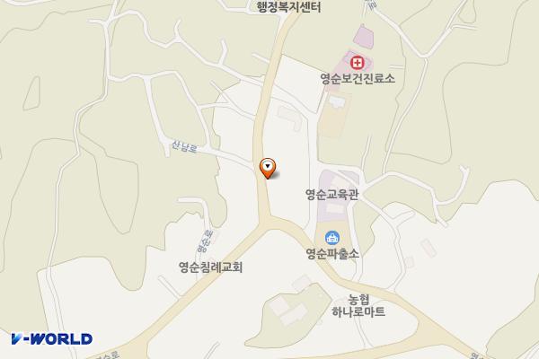 천마체육광장 위치 지도 — 경상북도 문경시 영순면 의곡리 101-1