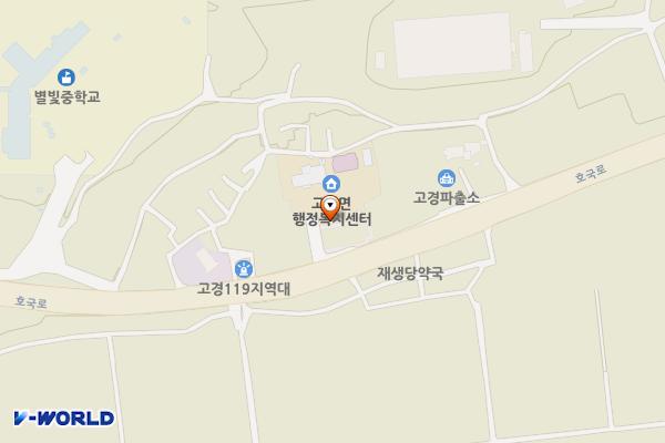 고경면사무소 위치 지도 — 경상북도 영천시 고경면 호국로 1065-4