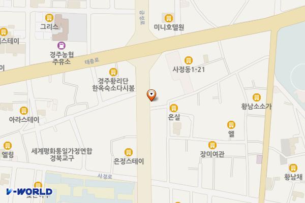 서라벌 문화회관 위치 지도 — 경상북도 경주시 금성로 236