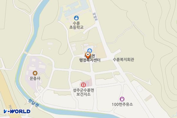 수륜면사무소 위치 지도 — 경상북도 성주군 수륜면 참별로 915