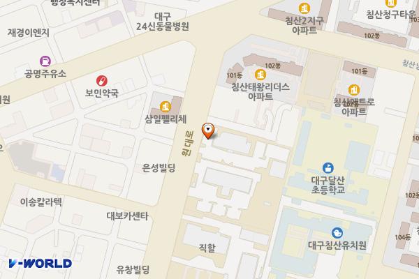 북대구세무서 위치 지도 — 대구광역시 북구 침산동 402-3