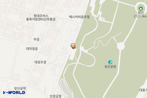 침산공원 위치 지도 — 대구광역시 북구 침산동 1192-1