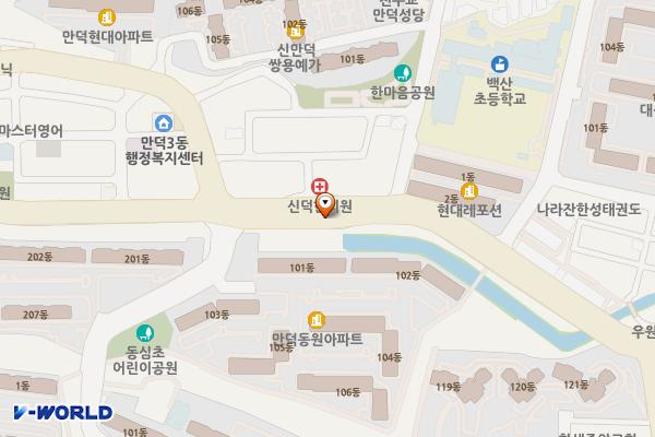 동원 공영주차장 위치 지도 — 부산광역시 북구 만덕동 934