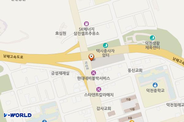 덕천 공영주차장 위치 지도 — 부산광역시 북구 덕천동 457-1