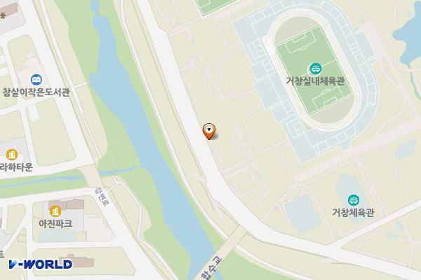 스포츠파크 주차장 위치 지도 — 경상남도 거창군 거창읍 심소정길39-36