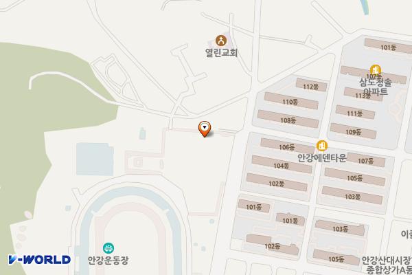 안강운동장 위치 지도 — 경상북도 경주시 안강읍 구부랑두림길 59-14