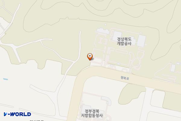 경상북도개발공사 주차장 위치 지도 — 경상북도 예천군 호명면 행복로 35