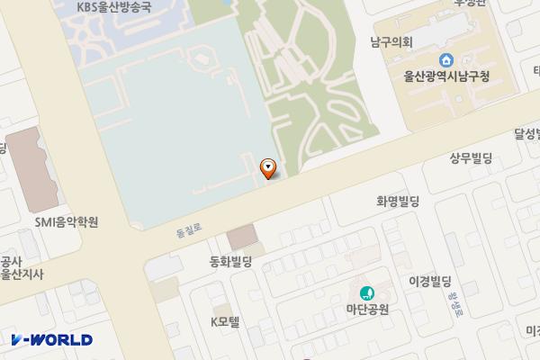 울산 문화예술회관 위치 지도 — 울산광역시 남구 번영로 200