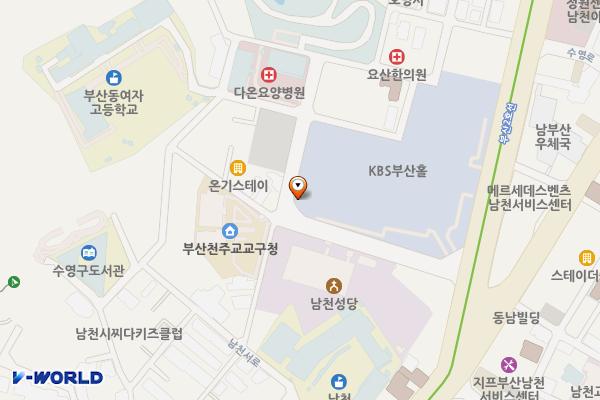 kbs 부산방송총국 위치 지도 — 부산광역시 수영구 수영로 429