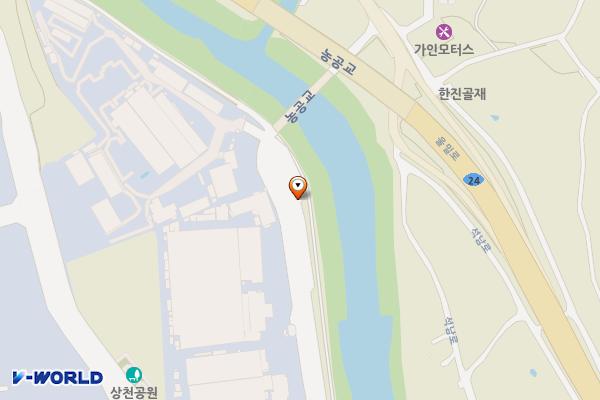 상북농공단지 공영주차장 위치 지도 — 울산광역시 울주군 상북면 양등리 210
