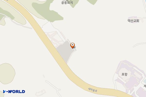 용흥공영주차장 위치 지도 — 경상북도 포항시 북구 용흥동 산 24-3