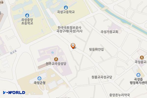 전남 곡성군 곡성읍 읍내리 430-4 주차장 위치 지도 — 전라남도 곡성군 곡성읍 읍내리 430-4