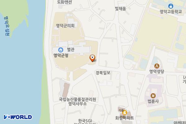 영덕군청 위치 지도 — 경상북도 영덕군 영덕읍 군청길 116
